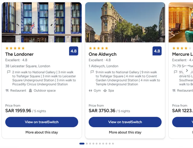 TravelSwitch screenshot